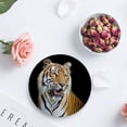 thumbnail image 4 of POGLIP Tiger Set of 8 Round Coaster for Drinks, Absorbent Ceramic Stone Coasters Cup Mat with Cork Base for Home Kitchen Room Coffee Table Bar Decor, 4 of 5