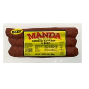 Manda Skinless Smoked Beef Sausage Links, 1 Lb.