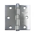 thumbnail image 2 of Bisagra Cuadrada Cabeza Plana Acero Cromo Mate 3x3 20 Pzs Santul 6942, 2 of 6