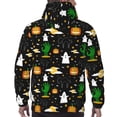 thumbnail image 7 of Lsque Halloween Pattern Casual Men's Hoodie,Hooded Sweatshirt with Kangaroo Pocket,Pullover Hoodie-Large, 7 of 7