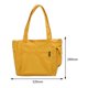 thumbnail image 3 of Bolsa Bolso De Hombro Bolso de hombro simple casual de mujer de nylon de gran capacidad para el trabajo (Amarillo), 3 of 8