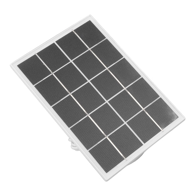 Paneles Solares de 3W PARA CÁMARA DE SEGURIDAD, PANEL DE SILICO MONOCRISTALINO CON SOPORTE Y PUERTO TUPO C, PANEL SOLAR DE CÁMARA DE SEGURIDAD PARA Dispositivos