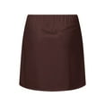 thumbnail image 4 of Womens Casual Sport Tennis Skirt - Elastic Waist 2-Layer Active Skort with Shorts Liner - Lightweight Polyester, S-XXL Sizes, 4 of 5