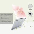 thumbnail image 3 of Hard Cover for MacBook Pro 15 inch Case A1398 2015 2014 2013 2012 with Retina Display, Plastic Laptop Hard Shell Case & Keyboard Cover for MacBook Pro 15 Retina,Pink Marble, 3 of 7