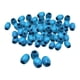 thumbnail image 3 of 100 cuentas de madera ovaladas, espaciadoras sueltas, barriles con agujero grande para rastas, collares, pulseras y proyectos de manualidades para el Azul, 3 of 8