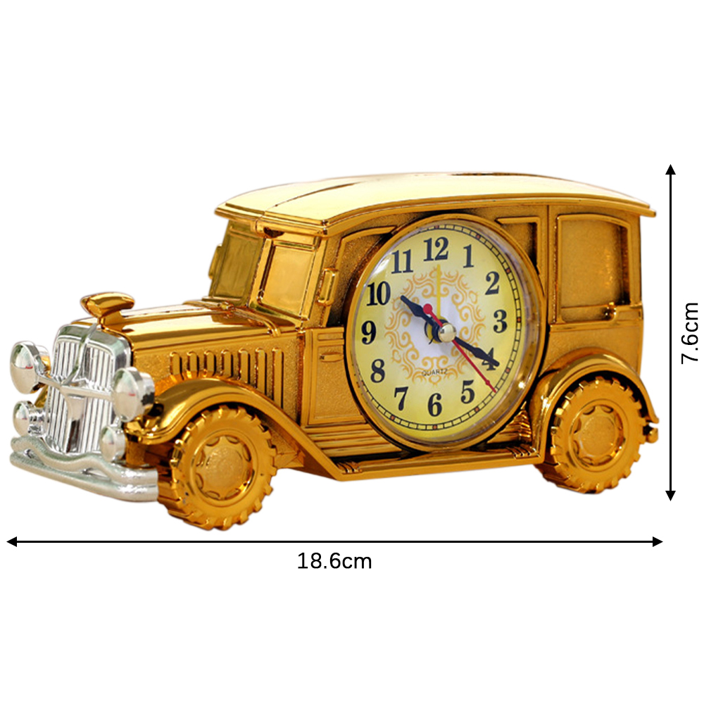 AOZBZ Vintage Car Alarm Clock car alarm clock for men Battery Operated