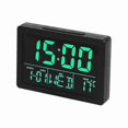 thumbnail image 1 of Digital Alarm Clock With Led Time Display Temperature Detect Snooze Clocks For Bedroom Bedside Desk, 1 of 5