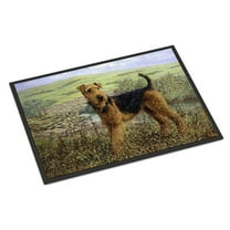 Airedale Terrier The Kings Country Doormat 24x36