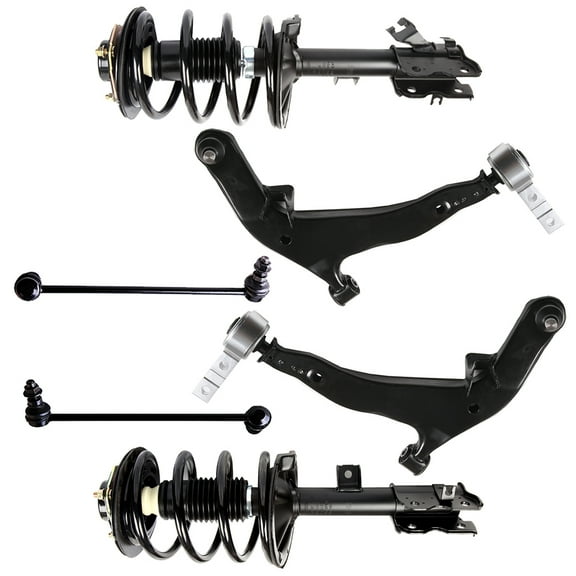 ECCPP Front Strut Spring Assembly, Control Arm, Stabilizer Bar Link Kit Fit for 2003 2004 2005 2006 2007 for Nissan Murano Set of 6