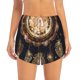 thumbnail image 2 of Balery Dreamcatcher With Mandala Pantalones cortos deportivos para mujer con forro y dos bolsillos, elásticos, para entrenamiento, gimnasio, yoga-X-Large, 2 of 7