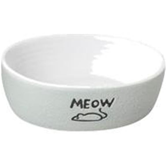 5 in. Nantucket Meow Cat Stoneware Dish