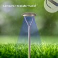 thumbnail image 1 of 1 Lámpara LED ADS PT 12W 65CM Poste luz de cortesía para jardin Azul Con Transformador, 1 of 5