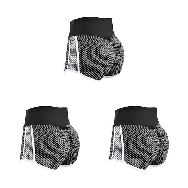 Minnieouse Pantalones cortos deportivos de verano huecos para mujer, cintura alta, Push Up, gimnasio, Fitness, entrenamiento, Yoga, ciclismo, Type1 NO1