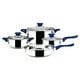 thumbnail image 1 of Bateria Cocina Coraza 7 Pzas Acero Inoxidable Magefesa Coraza_Azul, 1 of 2