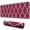 Burgundy Geometric Quatrefoil, variant on Long Mouse Pads for Desk,Burgundy Geometric Quatrefoil Pattern Desk Mats on Top Of Desks, Desk Mouse Pad Extra Large with 3mm Non-Slip Base and Stitched Edge for Gaming,Office,Work,Home 31.5"x11.8"