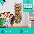 thumbnail image 3 of The Original 5-Pocket Over the Door Stuffed Animal Storage Organizer, Perfect for Bedroom Decor, Net, Toy, Barbie, Hanging, Pet, Animals, Holder, Ideas, Stuffie, Stuffed Animal Hammock Corner Solution, 3 of 7