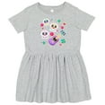 thumbnail image 3 of Inktastic Day of the Dead Owl Sugar Skulls and Guitar Girls Toddler Dress, 3 of 5