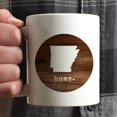 thumbnail image 3 of CTDream 11oz. US State Coffee Mug Gift, Rustic Wood Home, Arkansas, 1-Pack,, 3 of 6