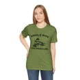 thumbnail image 2 of Funny Railroad Wife Shirt, Railroad Shirt for Her, Single Wife, Train Shirt, 2 of 4
