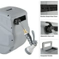 thumbnail image 3 of Pure Garden 100 FT Retractable Hose with Wall Reel and 9 Nozzle Patterns, 3 of 8