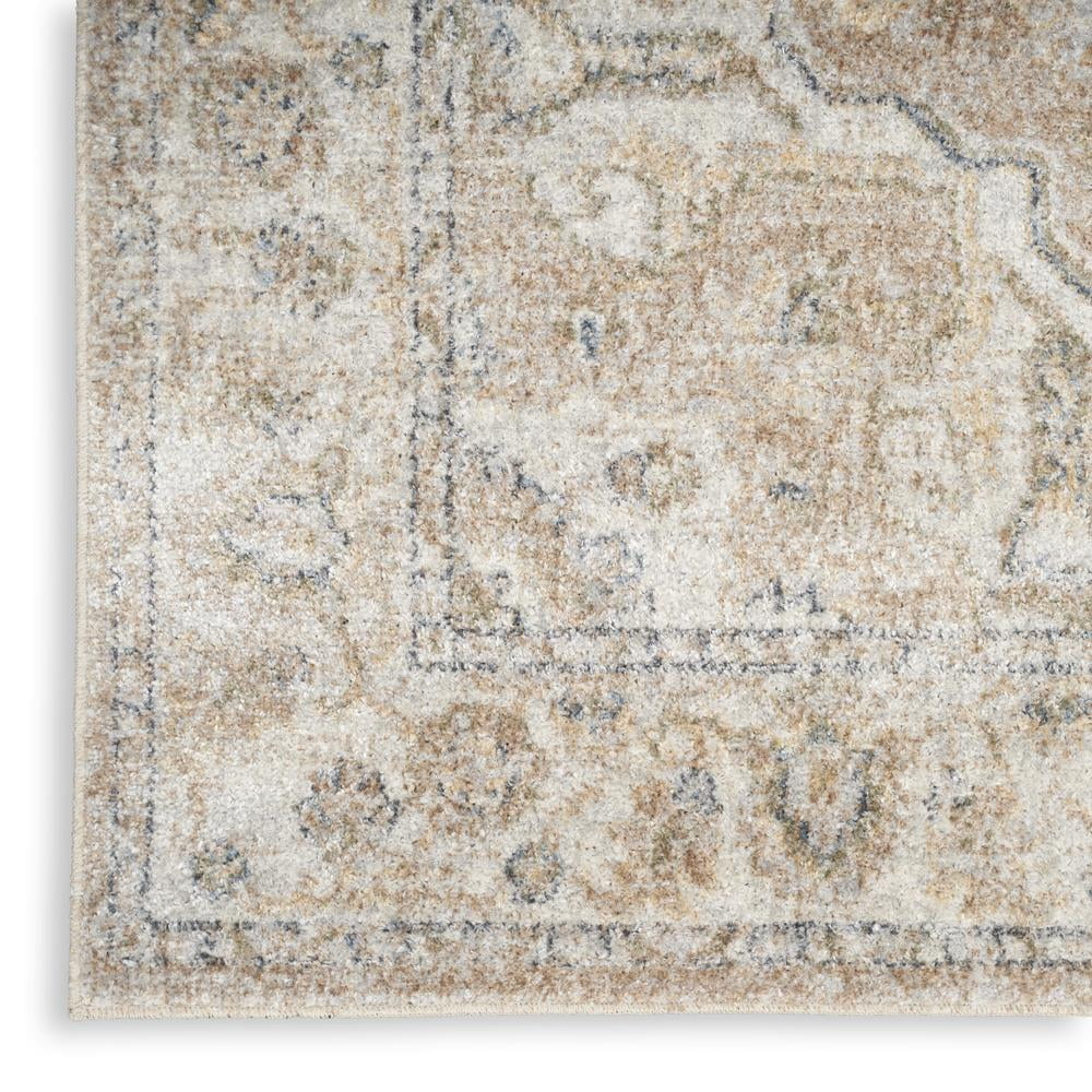 Nourison Astra Machine Washable Persian Beige 7'10" x 10' Area Rug (8x10)