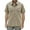 Khaki, variant on Men's Short Sleeve Fishing Shirt - Lightweight, Multi-Pockets, Button Down - Nylon Spandex - Summer Outdoor Activities - M-XXXXL