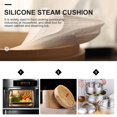 thumbnail image 6 of 5pcs Silicone Round Steamer Mats Reusable Steamer Liners for Steamed Buns Yellow, 6 of 6