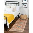 thumbnail image 5 of Unique Loom Timeless Collection Area Rug - Peter (2' 6" x 13' 1" Runner Rust Red/Blue), 5 of 9