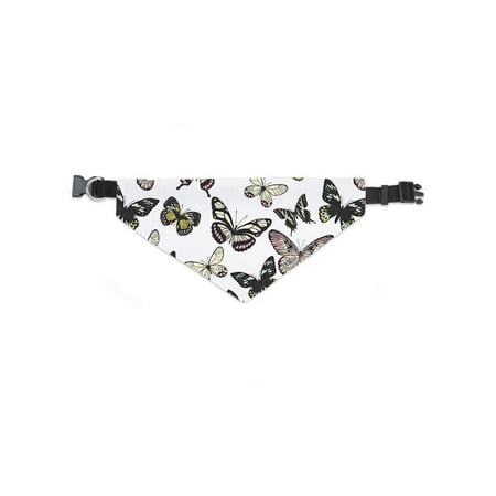 Real Butterflies Simple Pattern Bandana -Image by Shutterstock, Large