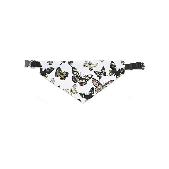 Real Butterflies Simple Pattern Bandana -Image by Shutterstock, Large