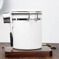 thumbnail image 1 of 1800ML Stainless Steel Coffee Canister Airtight Container with Date Tracker Measuring Spoon Freshness Lock Kitchen E, 1 of 5