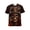 Multicolor3, variant on Men's 3D Skull Graphic T Shirt, All Over Print Short Sleeve Crewneck Tee, 88% Polyester 12% Spandex, Casual Novelty Streetwear Tops, S-4XL