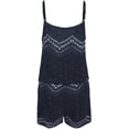 thumbnail image 3 of Women's Strapless Off Shoulder Printed Beachwear Short Rompers Jumpsuits, 3 of 5