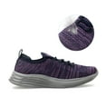 thumbnail image 5 of Flatgios Women's Walking Running Slip-On Lightweight Sneaker, Casual Tennis Shoes Purple-7, 5 of 6