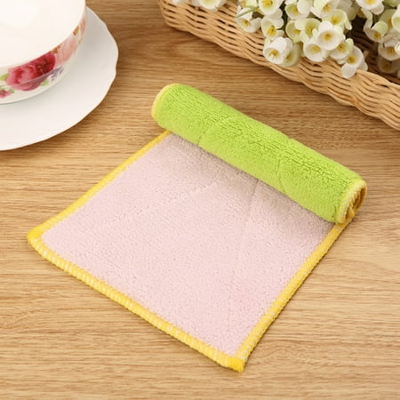 

Nonstick Oil Coral Velvet Hanging Hand Towels Kitchen Dishclout