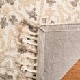 thumbnail image 6 of SAFAVIEH Blossom Kelvin Abstract Wool Area Rug, Ivory/Taupe, 6' x 6' Square, 6 of 9