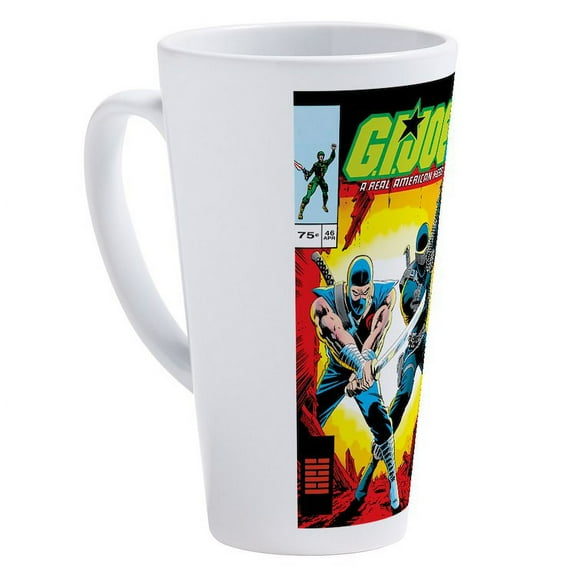 CafePress - G.I. Joe Who's On Cobra Island? - 17 Oz White Ceramic Latte Mug