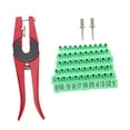 thumbnail image 3 of Alicates para etiquetas de oreja de ganado, herramientas de instalación de tarjetas de identificación, aplicadores de punzón de oreja de C, 3 of 7