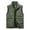 Green, variant on JTieacloth Big And Tall Shirts Men's Jacket Vest Overalls Vest M Ulti Pocket Outdoor Casual Solid Color Slim Stand C Ollar Comfortable