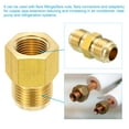 thumbnail image 6 of Uxcell 2Pcs 3/8" Flare Female x 1/2" Flare Male Brass Flare Pipe Fitting with Flare Nut, 6 of 7