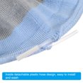 thumbnail image 3 of Inodoro Asiento Tapa Cubiertas Almohadillas 5uds, Inodoro Asiento Cojín Cubierta Almohadilla Acopla Mayoría Tamaño Inodoro Tapas para Verano Invierno Baño-Gris Azul/Corazón Gris, 3 of 5