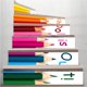 thumbnail image 5 of Pastel Lápiz Escalera Pegatinas Calcomanías 3D Decorativo Escalera Peldaños Calcomanías Escalera Murales Etiqueta De La Pared Art Decor Set 6 Unids Methold HA023395-00, 5 of 7