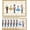 -, variant on Christmas Placemats Set of 6, Christmas Nutcracker Table Mats Kitchen Mat for Dining Table, Washable Linen Nutcracker Dining Place Mat Table Decoration for Holiday Decor, 12 x 18inch(Christmas-02)