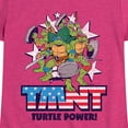 thumbnail image 3 of Teenage Mutant Ninja Turtles - Turtle Power Americana - Toddler & Youth Girls Short Sleeve Tee, 3 of 4