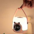 thumbnail image 4 of Cute Pet Portable Clock Lamp Home Intelligent Remote Control USB Charging Digital Display Alarm Clock Eye Protection Atmosphere Night Light, 4 of 4
