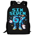 thumbnail image 6 of Six Seven Emojis Backpack Fashion Travel Backpack Laptop Backpack Simple And Large Capacity Backpack 16.5 Inch, 6 of 9