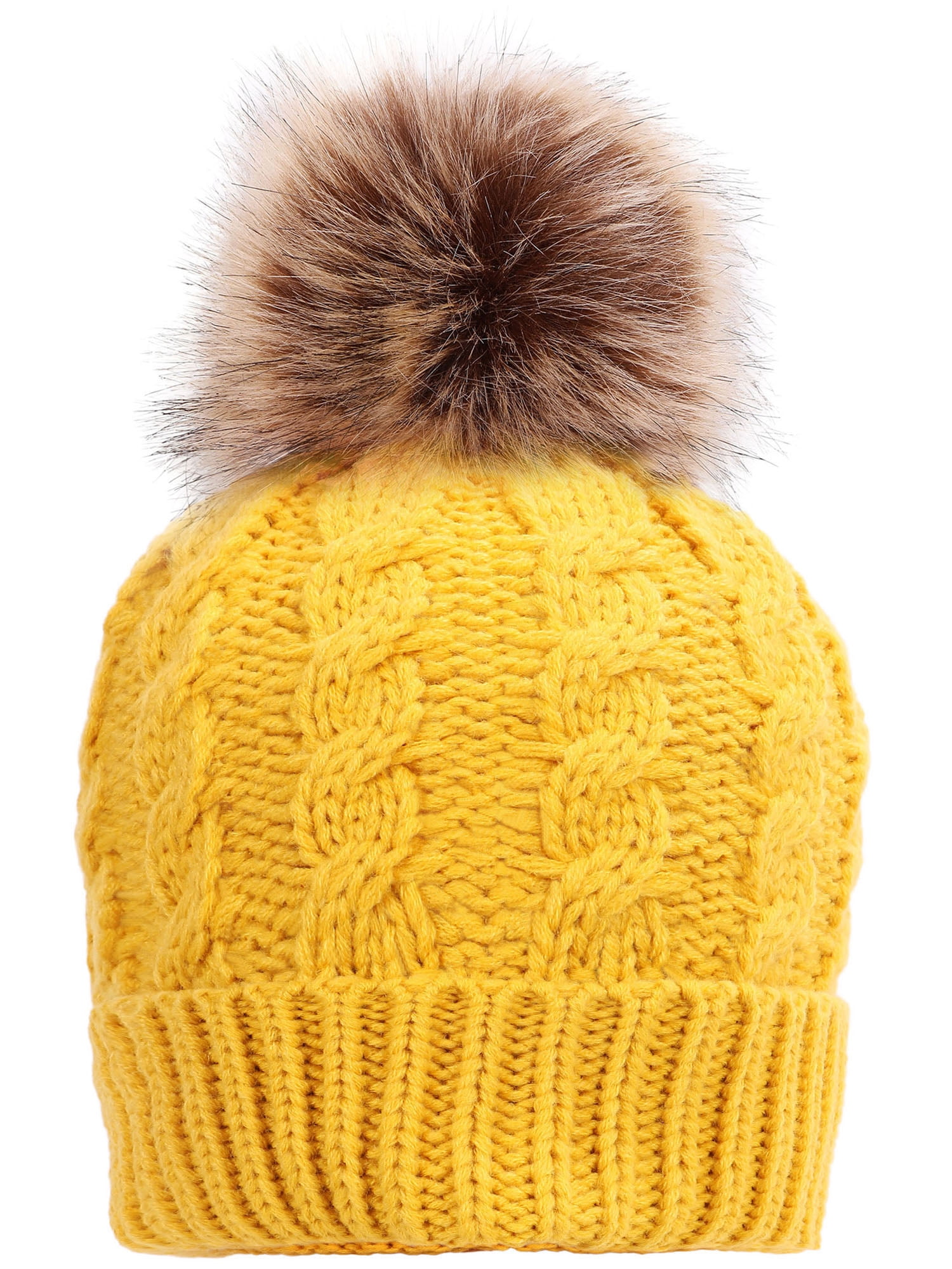 toboggan hat with fur