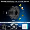 thumbnail image 6 of SUNLU PLA PRO Filament of 3D Printer 1.75mm, SUNLU Neatly Wound 1.75mm, PLA PLUS Filament for Most FDM 3D Printer, Dimensional Accuracy +/- 0.02 mm, 10 kg Black, 6 of 8