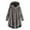 Dark Gray, variant on Dezsed Women Casual Fleece Hoodies Tunic Sweatshirt Women Plus Size Button Plush Tops Hooded Loose Cardigan Wool Coat Winter Jacket Dark Gray L