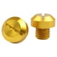thumbnail image 2 of Scienceny 2 piezas Universal CNC proceso espejo retrovisor tapones para orificios tornillos derecho izquierdo pernos impermeables cubiertas tapas Vehículos, repuestos y accesorios Mis Oro, 2 of 6